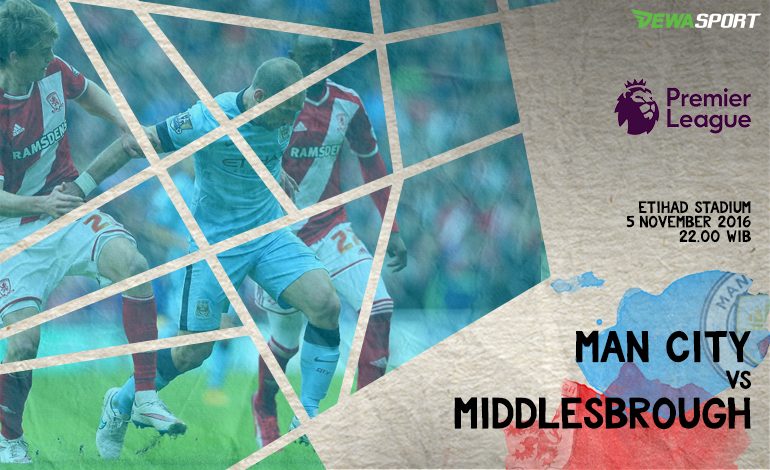 Prediksi Pertandingan Antara Manchester City Melawan Middlesbrough
