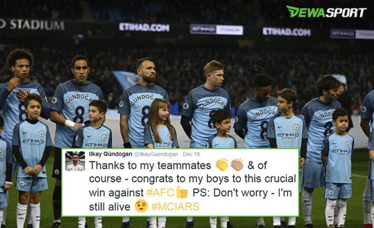 Kocak, Ilkay Gundogan Tegaskan Dia Masih Hidup
