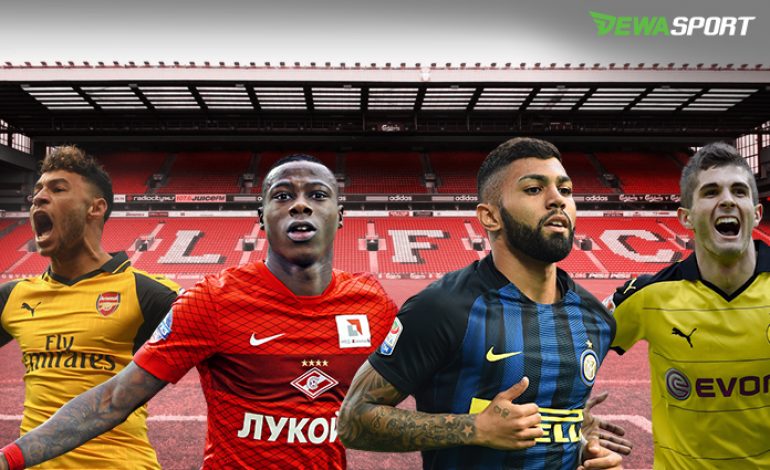 Pemain Buruan Liverpool Pada Bursa Transfer Januari