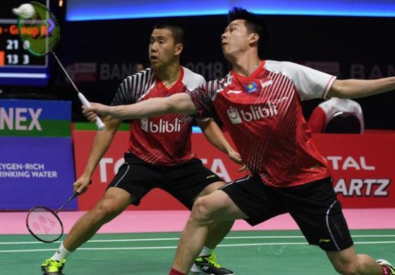 Atlet Bulu Tangkis Ganda Putra Indonesia Latihan Lagi Senin
