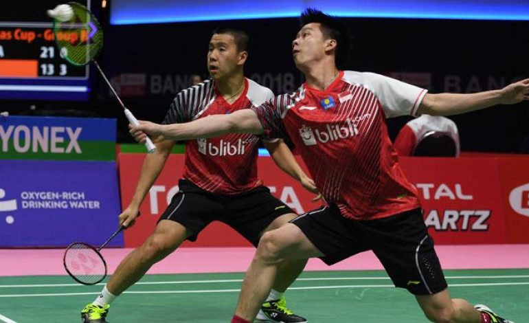 Atlet Bulu Tangkis Ganda Putra Indonesia Latihan Lagi Senin