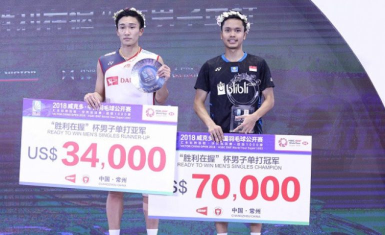Anthony Sinisuka dan Kento Momota Reuni di Denmark Open 2018, Netizen Sebarkan Meme Kocak Menggelitik Perut