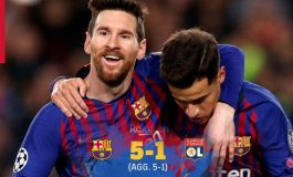 Hasil Pertandingan Barcelona vs Lyon: Skor 5-1