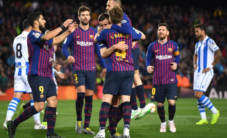 Kandaskan Alavez, Barcelona Diambang Juara La Liga