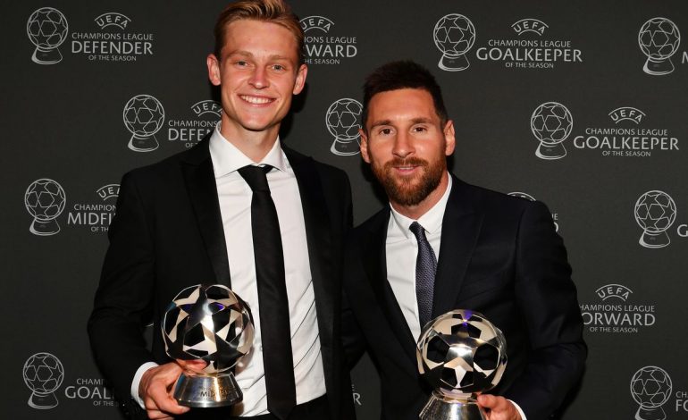 Frenkie de Jong Terpilih Sebagai Gelandang Terbaik Liga Champions 2018-19