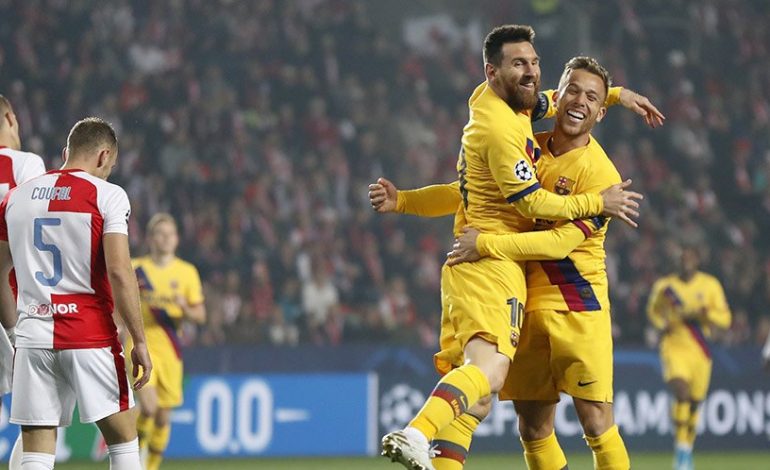 Hasil Pertandingan Slavia Praha vs Barcelona: Skor 1-2