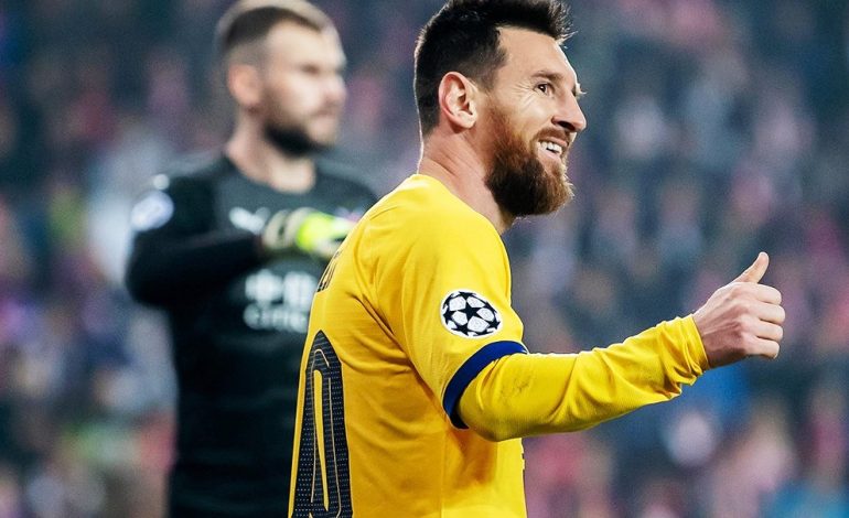 Man of the Match Slavia Praha vs Barcelona: Lionel Messi