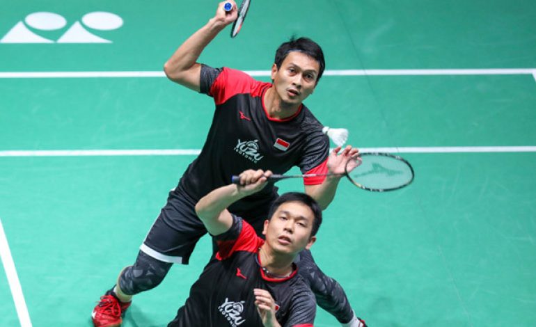Cuma 27 Menit, Hendra/Ahsan Ke Semifinal vs Mantan Juara Dunia
