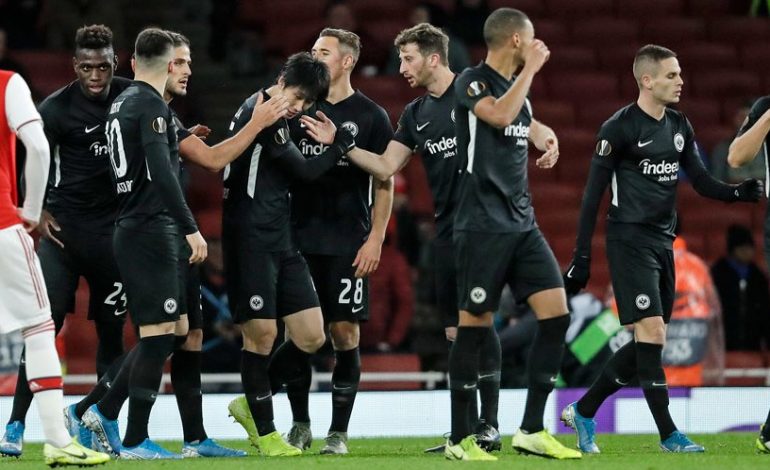 Hasil Pertandingan Arsenal vs Eintracht Frankfurt: Skor 1-2