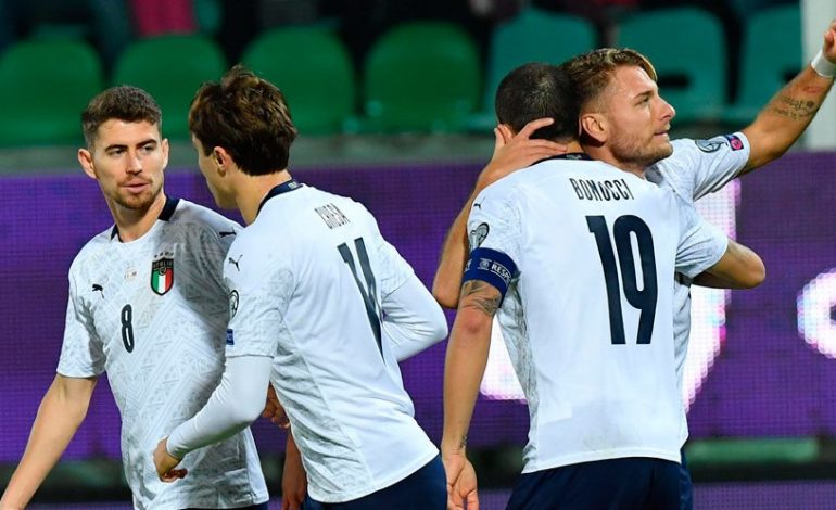 Hasil Pertandingan Italia vs Armenia: Skor 9-1