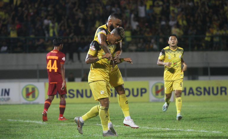 Barito Putera Tekuk PSS Sleman Lewat Gol Rafael Silva