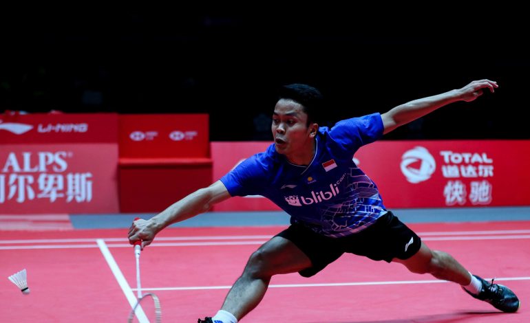 Anthony Ginting Lolos ke Semifinal BWF World Tour Finals 2019