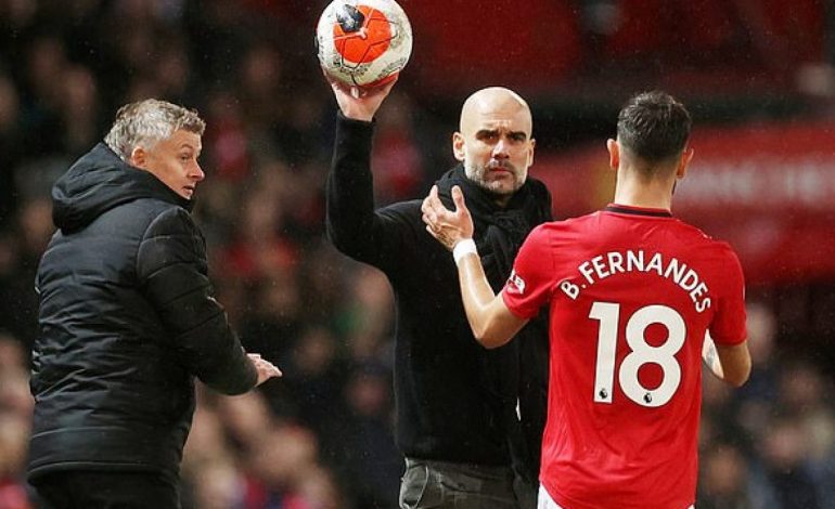 Bruno Fernandes Bungkam Mulut Besar Guardiola di Derbi Manchester