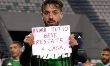 Dampak Virus Corona, Penyerang Sassuolo Lakukan Selebrasi Berkelas