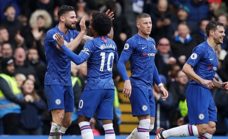 Hasil Pertandingan Chelsea vs Everton: Skor 4-0