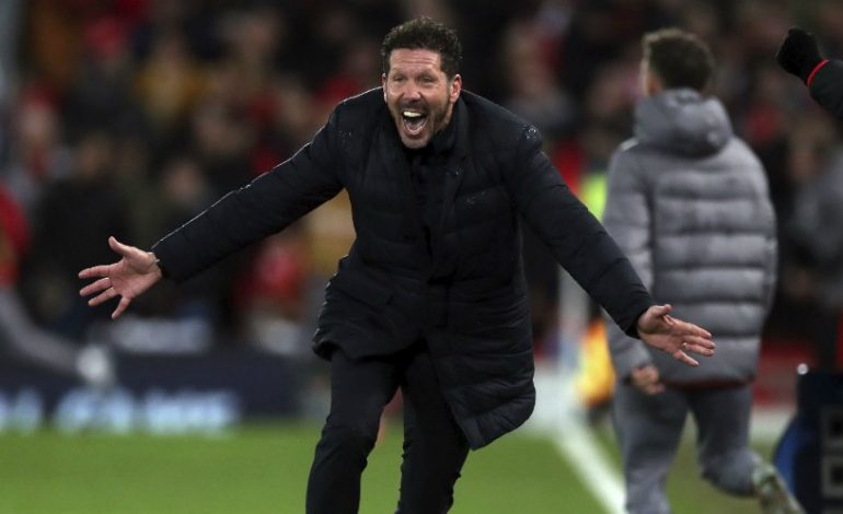 Simeone Bantah Atletico Menang Atas Liverpool Karena Faktor Keberuntungan
