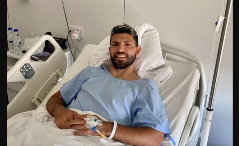 Sukses Operasi Lutut, Sergio Aguero Mulai Proses Pemulihan