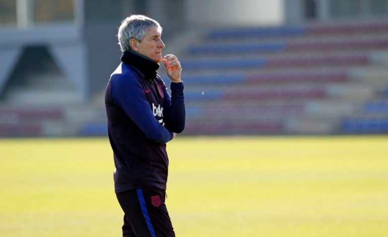 Barcelona Gagal Juara, Quique Setien Tak Yakin Dipertahankan