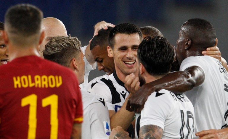 Hasil Pertandingan AS Roma vs Udinese: Skor 0-2
