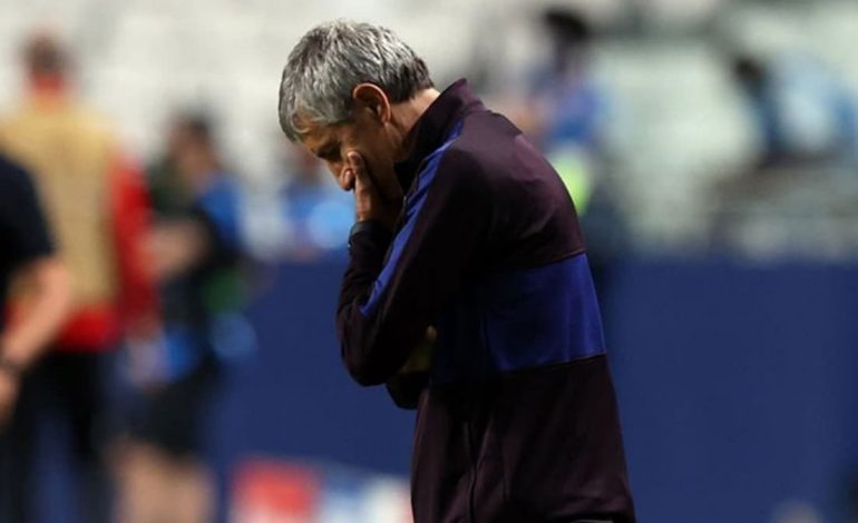Curahan Hati Quique Setien usai Barcelona Kalah 2-8 dari Bayern Munchen