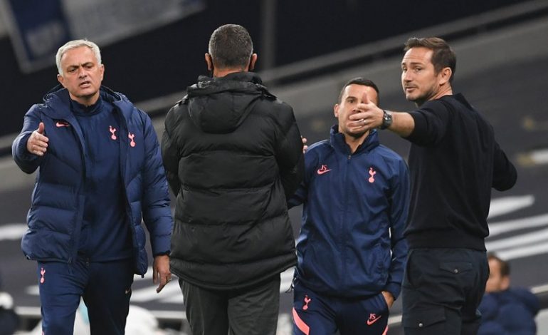 Panas! Frank Lampard dan Jose Mourinho Bersitegang di Pinggir Lapangan