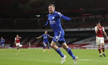 Arsenal vs Leicester City: Gol Jamie Vardy Paksa The Gunners Menyerah