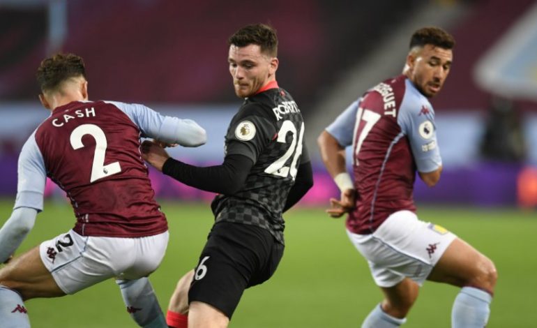 Liverpool Dibantai Aston Villa, Robertson: Ini Memalukan
