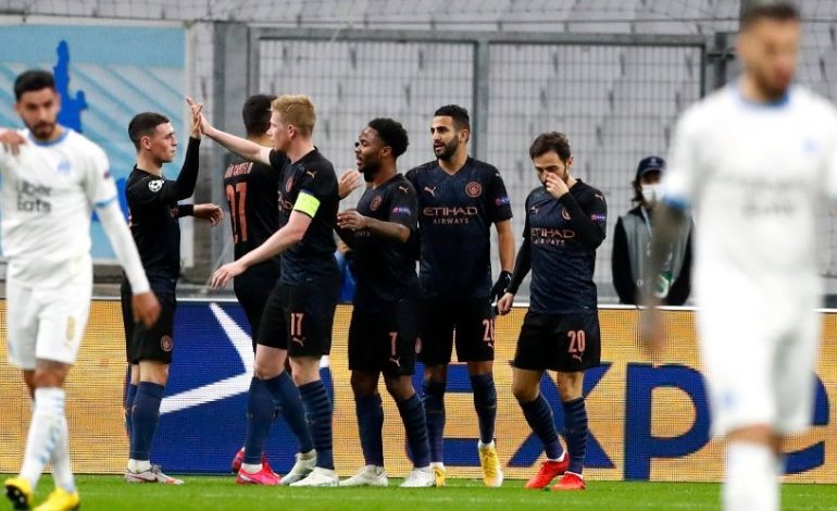 Hasil Pertandingan Marseille vs Manchester City: Skor 0-3