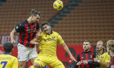 AC Milan vs Verona: Gol Ibrahimovic Selamatkan Rossoneri dari Kekalahan