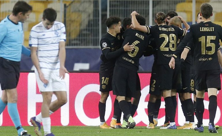 Hasil Pertandingan Dynamo Kiev vs Barcelona: Skor 0-4