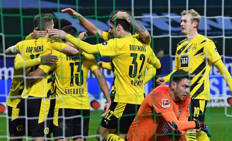 Bundesliga: Dortmund Tundukkan Bremen 2-1