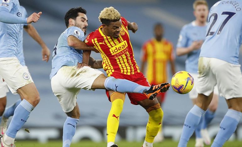 Hasil Pertandingan Manchester City vs West Brom: Skor 1-1