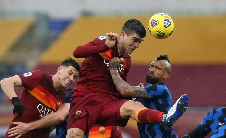AS Roma vs Inter: I Lupi Seri 2-2 Lawan Nerazzurri