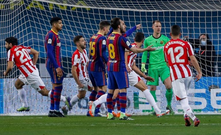 Hasil Pertandingan Barcelona vs Athletic Bilbao: Skor 2-3