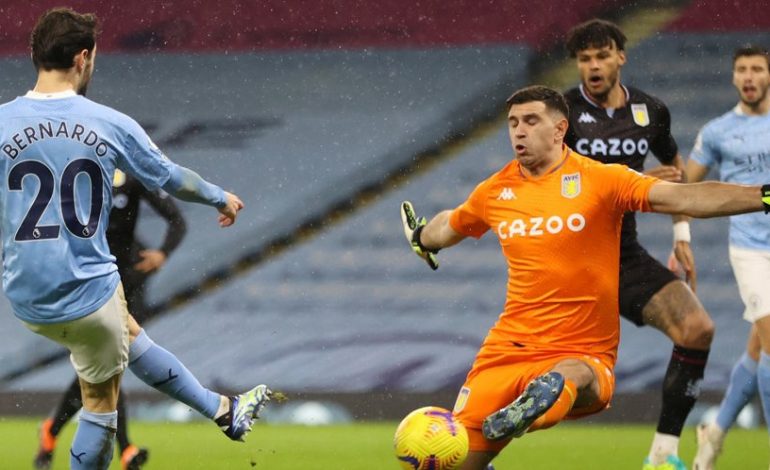 Hasil Pertandingan Manchester City vs Aston Villa: Skor 2-0