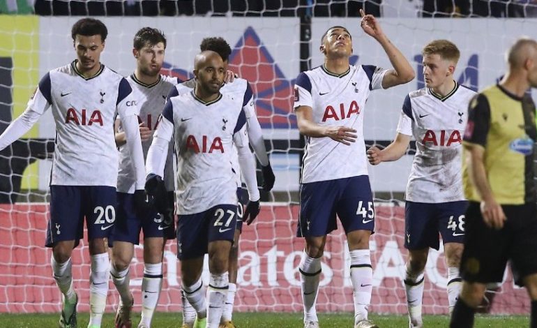 Hasil Pertandingan Marine FC vs Tottenham: Skor 0-5