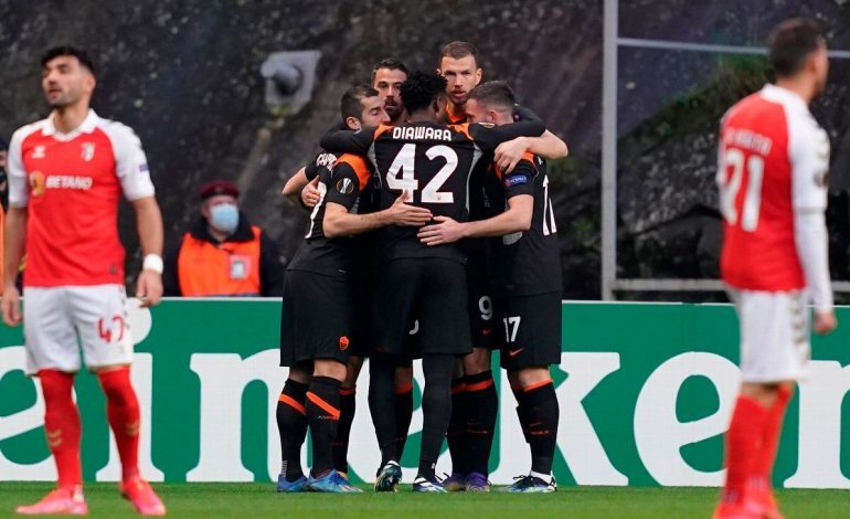 Liga Europa: AS Roma Tumbangkan Braga 2-0