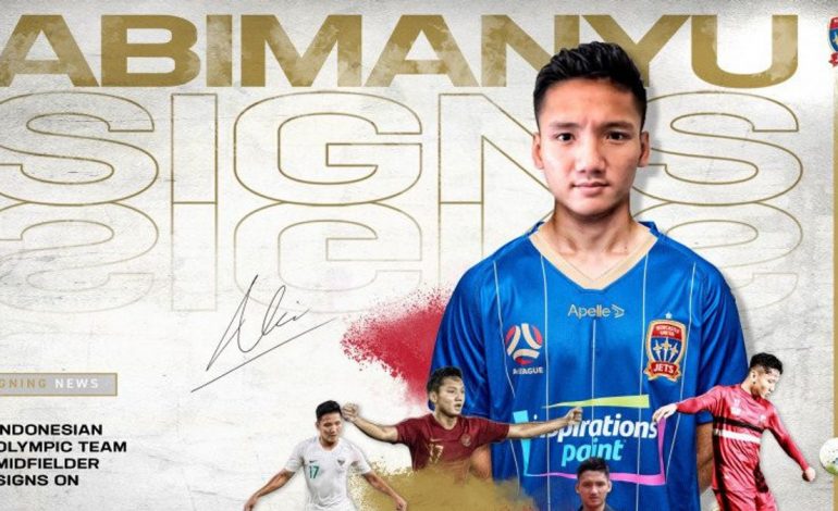 Syahrian Abimanyu Resmi Diperkenalkan Sebagai Pemain Newcastle Jets