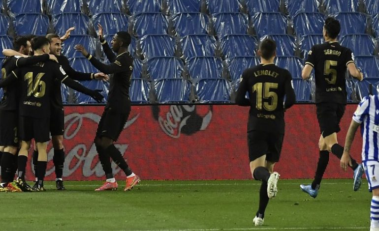 Hasil Pertandingan Real Sociedad vs Barcelona: Skor 1-6