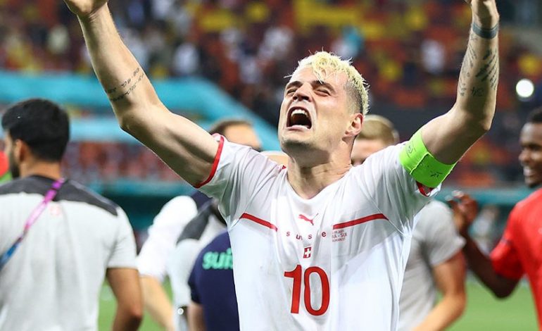 Impresif di Euro 2020, Granit Xhaka Bikin Juventus Ikut Kesengsem