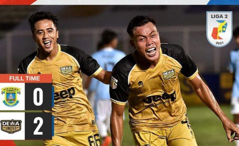 Dewa United Menang Lagi, Calon Penghuni Kasta Liga 1