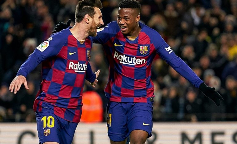 Ansu Fati Baru Mematahkan Rekor Lionel Messi