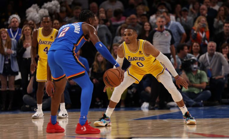 Triple Double Westbrook Tidak Bisa Selamatkan Lakers Dari Kekalahan Melawan OKC Thunder