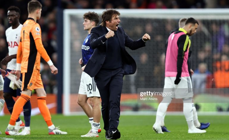 Antonio Conte Meraih Kemenangan Pertamanya di Premier League Bersama Tottenham
