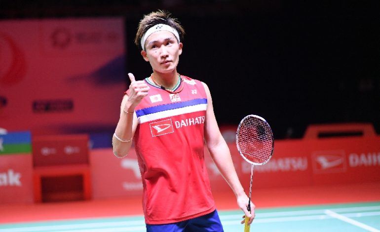 Kento Momota Cidera dan Dipastikan Absen di BWF World Championships 2021