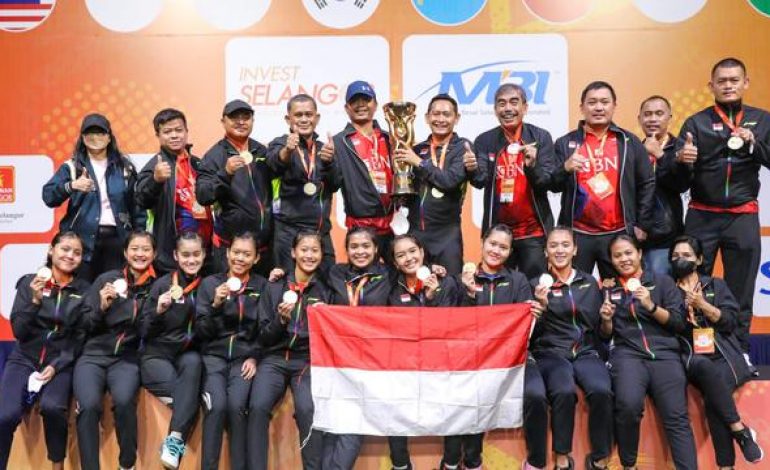 Tim Badminton Putri Indonesia Juara Kompetisi Asia 2022