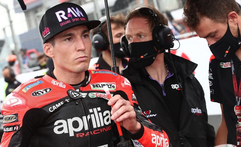 Aleix Espargaro Ceritakan Saat Berada Dibelakang Marc Marquez yang Terjatuh di Sirkuit Mandalika