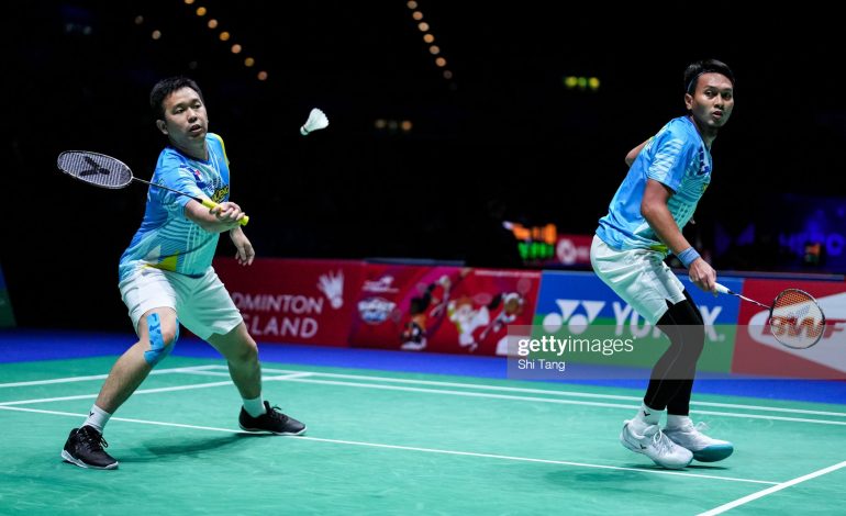 Ganda Putra Ahsan/Hendra dan Fikri/Bagas Melaju ke Semifinal All England 2022
