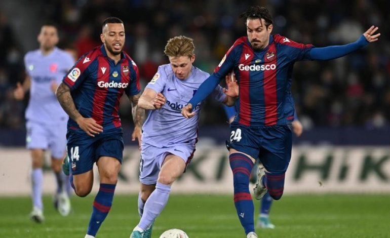 Hasil Pertandingan Levante vs Barcelona 2-3, 11 April 2022