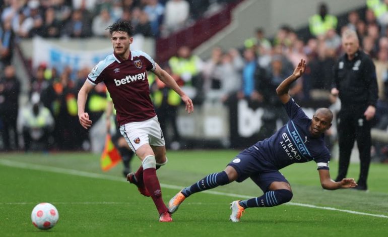 Hasil Pertandingan West Ham vs Manchester City 2-2, 15 Mei 2022